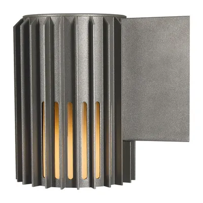 Image de NORDLUX Aludra applique murale extérieure IP54, Variante : Ø 124 x 168 x 174 mm, E27, 15 W, anthracite