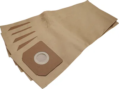 Produktbild von vhbw 5x Staubbeutel kompatibel mit Kärcher NT 14/1 Eco Te Advanced, NT 14/1 Eco, NT 14/1 Eco Advanced Staubsauger - 27cm x 20cm braun