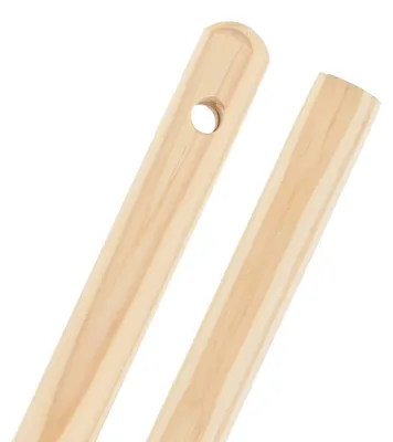 Produktbild von 140 cm langer Straßenwärter-Stiel aus naturbelassenem Kiefernholz