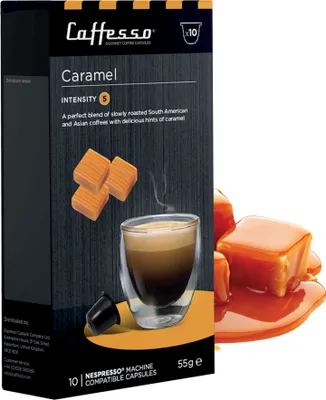 Produktbild von Caffesso Caramel 10 ks - 100% kompatibilné kapsuly do kávovarov Nespresso, DeLonghi a Krups