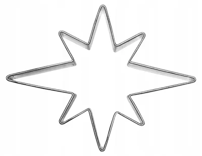 Produktbild von EkoForemki Stern Ausstecher Kekse & Plätzchen 7,5 cm