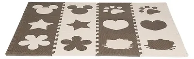Image de Tapis de jeu, tapis puzzle, matériau en mousse sûr, beige, beige