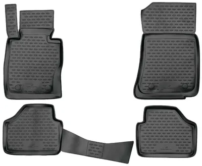 Produktbild von WALSER XTR Gummi Fussmatten Auto für BMW X1 (E84) 2009 - 2015, 100% passgenaue Auto Fußmatten, robuste Universal Fußmatte Auto, Gummimatten Auto, Auto Fussmatten Gummi, Auto Gummimatten