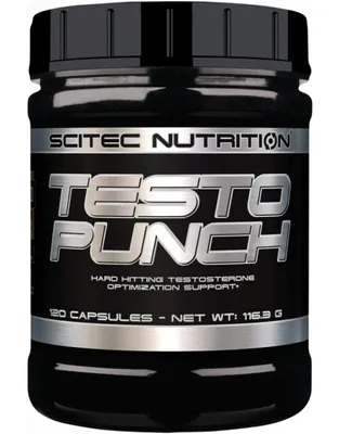 Obrázek produktu pro Scitec Nutrition Testo Punch 120 kapslí / Testo-stimulanty / Optimalizátor testosteronu, estrogenu a libida v kapslích