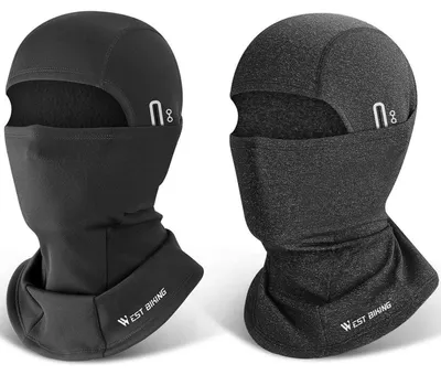 Obrázok produktu pre Športová kukla na motorku, bicykel, lyžovanie, zimné použitie, unisex, čierna a sivá, univerzálna veľkosť
