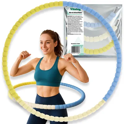Produktbild von BC Hula Hoop für Bauchmuskelübungen, faltbares Schlankheitsmassagerad