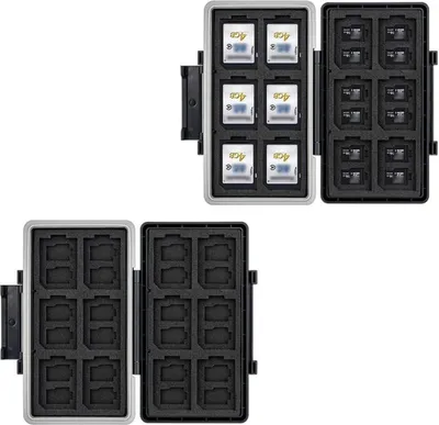 Zdjęcie produktu dla Pojemnik na karty pamięci JJC na 12 kart SD + 24 karty Micro SD
