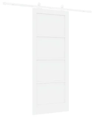 Obrázok produktu pre Posuvné dvere Biela 83 x 202 cm Borovicový masív