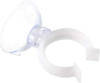 Image de Pinces à ventouse pour aquarium, 19 mm, en plastique transparent, pour accessoires d'aquarium