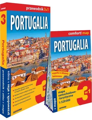 Obrázok produktu pre Portugalia 3w1: przewodnik + atlas + mapa w.2025