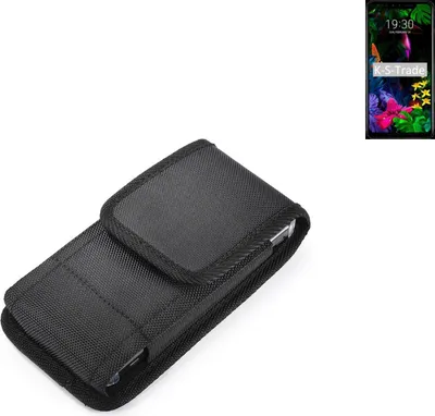 Produktbild von Holster Gürteltasche kompatibel mit LG Electronics G8s ThinQ Holster Gürtel Tasche wasserabweisend Handy Hülle Schutz Hülle Outdoor schwarz