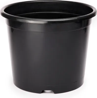 Produktbild von Garronda Blumentopf GD-0025 (1 Stück - Schwarz, ⌀ 28cm H=22cm)