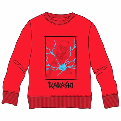 Produktbild von Cerda Group Naruto Kakashi Sweatshirt Rot 6 Years Jungen,Mädchen Rot 6 Years