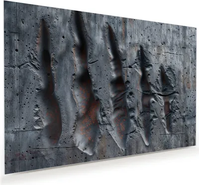 Produktbild von Glasbild 90x60cm in XXL für Wohnzimmer, Schlafzimmer Motiv Strukturiertes Muster