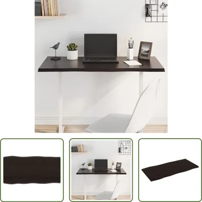 Obrázek produktu pro The Living Store Stolová deska 100x50x2 cm z masivního dubového dřeva s ošetřenou hranou stromu