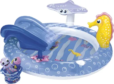Produktbild von Playtive Kinderbecken, Erlebnispool, Unterwasserwelt -