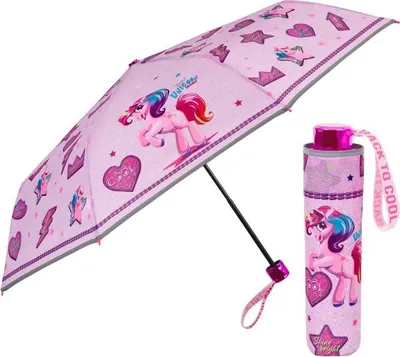 Zdjęcie produktu dla Składany parasol Perletti Cool Kids Unicorn, 15641
