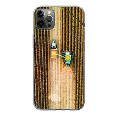 Produktbild von MuchoWow® Handyhülle Schutzhülle Hülle für iPhone 13 Pro Max Traktor - Feld - Land - Bauernhof - Ernte Silikon Softcase Handy Hülle - Mobiltelefon