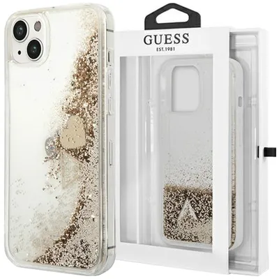 Zdjęcie produktu dla Guess Guohcp14Sglhflgo Iphone 14 6,1" Złoty/Gold Hardcase Glitter Charms