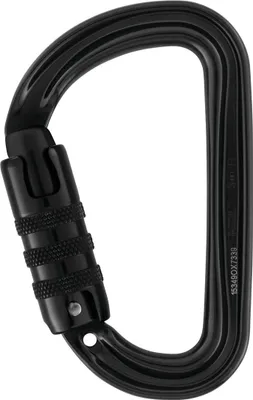 Productafbeelding van PETZL M39A TLN SM'D: Ultralicht, asymmetrische karabijnhaak, Triact-Lock, zwart
