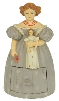 Imagen del producto de Mueble de almacenamiento "Meander Mädchen" con forma de figura, 14x11,5x22,5 cm