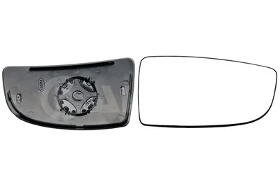Produktbild von ALKAR Spiegelglas Außenspiegel Rechts für FORD Transit Mk7 Kastenwagen (V363, FCD, FDD) mit Weitwinkelspiegel Konvex 6404666