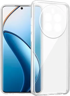 Image de Cadorabo Housse pour Realme 12 Pro en TRANSPARENT COMPLET Housse de protection en silicone TPU flexible Back Case Cover Etui Handy Hülle