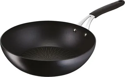 Produktbild von Aluminium-wokpfanne 28 cm schwarz Lagostina 012165041828