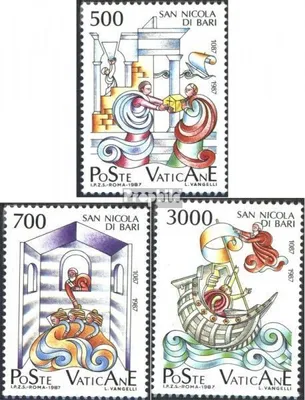 Produktbild von Briefmarken Vatikanstadt 1987 Mi 934-936 (kompl.Ausg.) postfrisch Heiliger Nikolaus