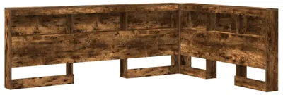 Immagine prodotto di vidaXL Testiera contenitore, legno massello di quercia affumicata