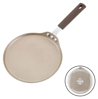 Antihaft-Pfanne 8 Zoll mit Bambusstreicher, Champagnergold