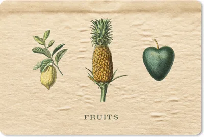 Produktbild von MuchoWow® Schreibtischunterlage Obst - Lebensmittel - Ananas 60x40 cm - XXL Mauspad - Großes Mauspad