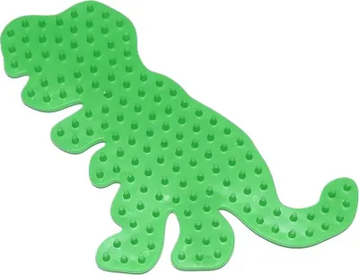 Produktbild von Hama® Bügelperlen Midi - Stiftplatte Dinosaurier grün