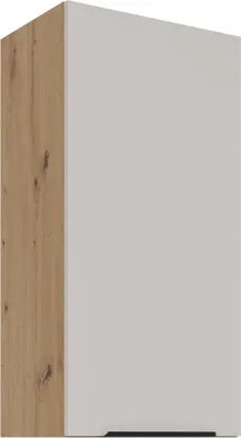 Produktbild von Küchen Hängeschrank 45 cm Küche SOLANO Kaschmir beige matt + Eiche Artisan matt Küchenzeile Küchenblock Küche Einbauküche