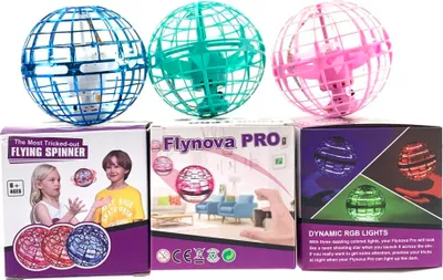 Obrázok produktu pre Lietajúca lopta ovládaná gestami pre deti 6+ a dospelých Ružová + LED svetlá + diaľkové ovládanie