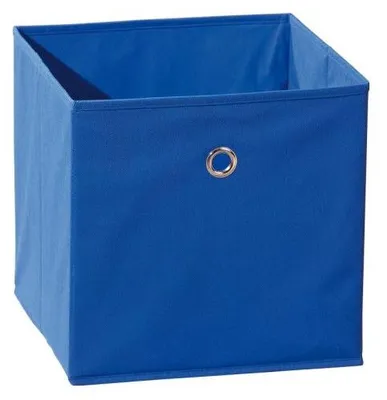 Image de Boîte de rangement cube 32 cm - Winny - Bleu