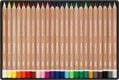 Obrázek produktu pro 24 barevných tužek Megacolor Ø 6,4 mm