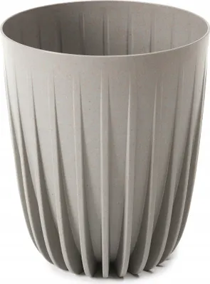 Produktbild von Blumentopf mit Einsatz, grau, 19 cm, Mira Eko