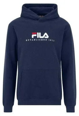 Produktbild von Fila - "Brunssum" Kapuzenpullover für Herren PP9713 (L) (Dunkles Marineblau)