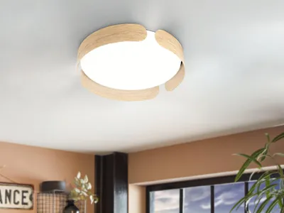 Obrázek produktu pro LED stropní svítidlo 24W 3000K 35CM dub EGLO VALCASOTTO
