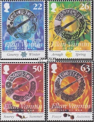 Produktbild von Briefmarken GB - Isle of Man 1999 Mi 810-813 (kompl.Ausg.) postfrisch Manxsprache