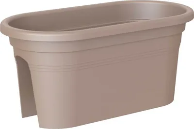 Produktbild von artevasi© VENEZIA Jardiniere Geländerkasten Taupe 60 cm - Kunststoff