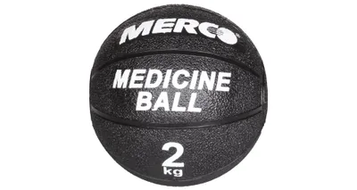 Immagine prodotto di Palla medica in gomma nera Merco peso 2 kg