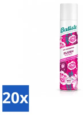 Produktbild von 20 x Batiste Blush Trockenshampoo - Blumiger Duft - 200 ml - Vorteilspackung - 20 Stücke