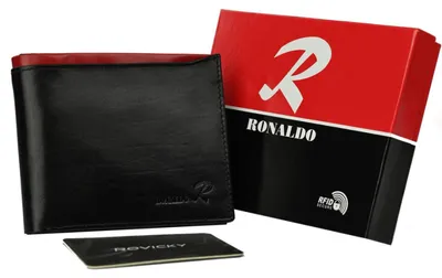 Obrázok produktu pre Ronaldo Pánska peňaženka Amael čierna Universal