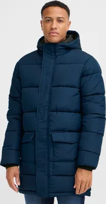 Produktbild von Blend BHzatimi Herren Winterjacke Steppmantel Jacke mit Kapuze Eingrifftaschen Reißverschluss Drückknöpfen Regular fit