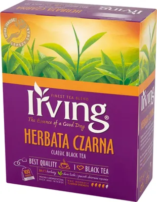 Zdjęcie produktu dla Irving Herbata czarna 100 torebek 200 g (100x2 g)