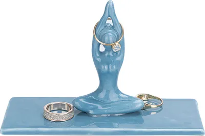 Produktbild von Balvi Asana Ringhalter – Blau | Zubehör Jugendzimmer