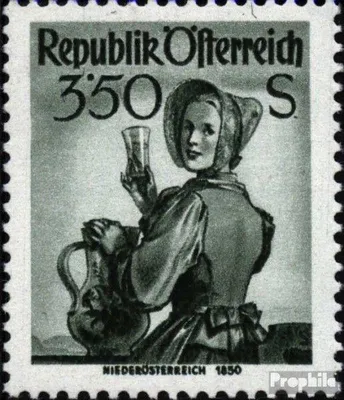 Produktbild von Briefmarken Österreich 1948 Mi 923 postfrisch Trachtenserie