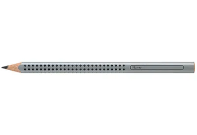 A single pencil on a white background.